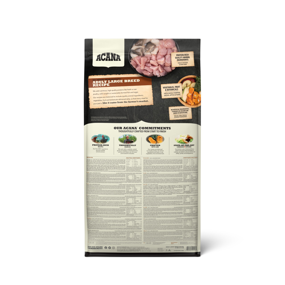 ACANA™ Adult Large Breed Köpek Maması 17 Kg